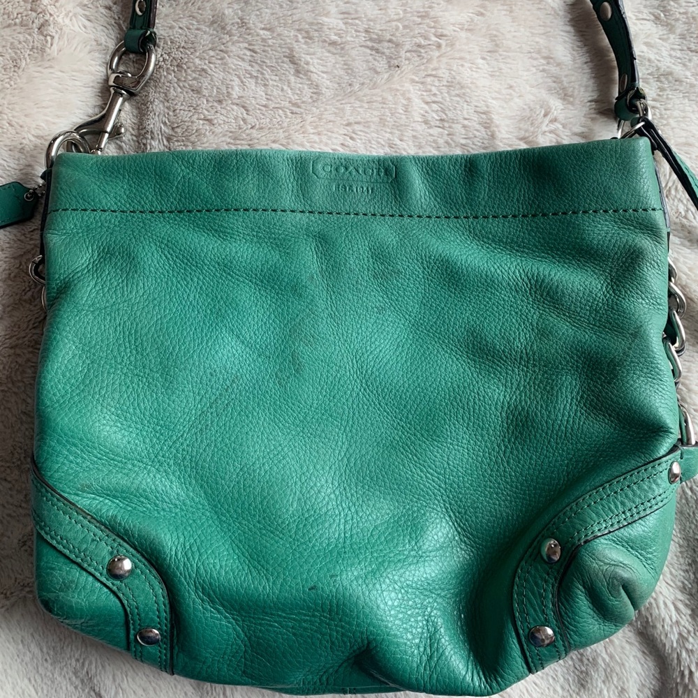 Coach Leather Hobo Bag Gem